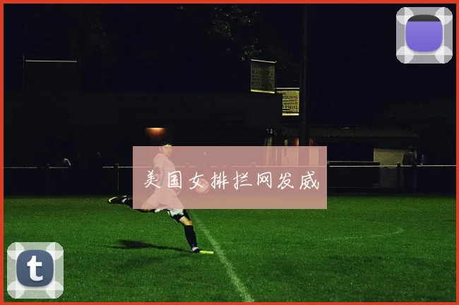 美国女排拦网发威